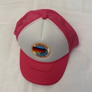 Aviator Nation Pink and White Mesh Cap